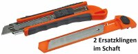 Abbrechmesser mit 18mm-Klinge - Ergo-Griff mit...