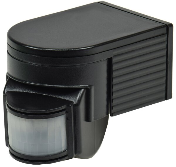 Aufputz Bewegungsmelder "CBM" 180&deg; - IP44, 1-1200W, 3-Draht, schwarz