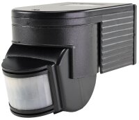 Aufputz Bewegungsmelder "CBM" 180&deg; - IP44, 1-1200W, 3-Draht, schwarz