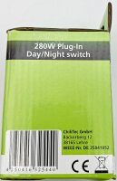 Zwischenstecker mit D&auml;mmerungssensor - 230V, max. 280W