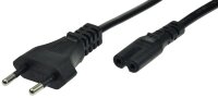 Netzkabel Eurostecker > Doppelnutstecker -...