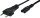 Netzkabel Eurostecker > Doppelnutstecker - H03VVH2-F2G, 0,75 mm&sup2;, 2,5A/250V, 1,5m