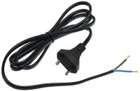 Netzkabel Euro, blankes Ende, 1,5m - H03VVH2-F2 0,75...