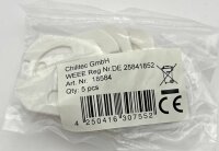 Einsteckschutz f&uuml;r Steckdosen, Wei&szlig; - mit Drehmechanik, 5er-Set