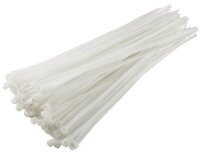 Kabelbinder 200mm x 2,5mm, transparent - 100er Pack, hohe...