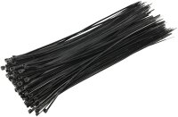 Kabelbinder 300mm x 3,5mm, schwarz - 100er Pack, hohe...