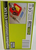 L&ouml;tstation "CT-LSK" regelbar 150-450&deg;C - 230V/58W, mit 2 Spitzen + 2 Tools