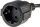 Schutzkontakt-Verl&auml;ngerung, 5m, schwarz - H05VV-F3G 1,5mm&sup2; 16A/250V