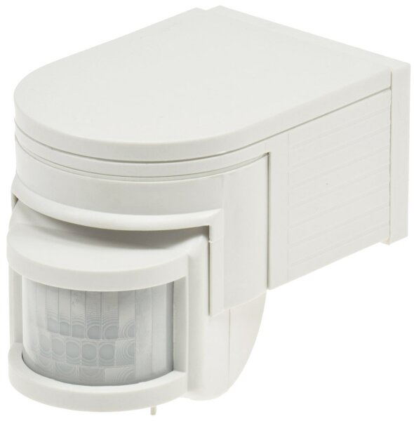 Aufputz Bewegungsmelder "CBM" 180&deg; - IP44, 1-1200W, 3-Draht, wei&szlig;