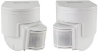 Aufputz Bewegungsmelder "CBM" 180&deg; - IP44, 1-1200W, 3-Draht, wei&szlig;