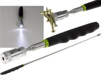 Teleskop Pick-Up Werkzeug mit LED - L&auml;nge 20-80cm,...