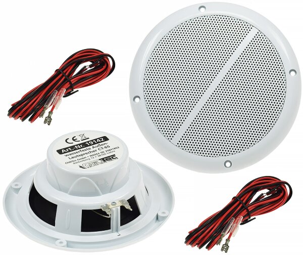 wasserfeste Au&szlig;en-Lautsprecher "CT-65" - 8 Ohm, 6,5", 100W, 80Hz-20KHz, PAAR