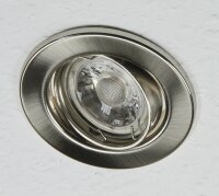 Decken-Einbaustrahler "SR90" chrom-matt -...