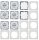 DELPHI Starter-Kit, 16-teilig, wei&szlig; - 6x Steckdose, 2x Schalter, 8x Rahmen