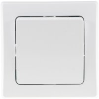 DELPHI Taster - 0-250V~/ 10A, inkl. Rahmen, UP, wei&szlig;