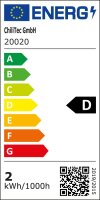 LED Unterbauleuchte "SMD pro" 27cm - 2W, 210lm, 6500k, Licht wei&szlig;
