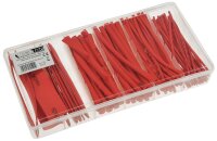Schrumpfschlauch-Sortiment, 100-teilig - in praktischer Box, rot^#REST#