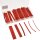 Schrumpfschlauch-Sortiment, 100-teilig - in praktischer Box, rot^#REST#