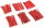 Schrumpfschlauch-Sortiment, 100-teilig - in praktischer Box, rot^#REST#