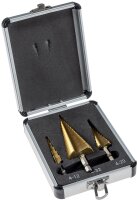 Stufenbohrersatz 3-teilig, 10mm Schaft - 4-12mm / 4-20mm/...