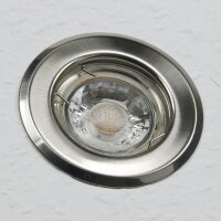 Decken-Einbaustrahler "SR80" chrom-matt -...