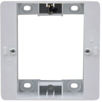 DELPHI Aufputz-Rahmen, wei&szlig; - 80x80x45mm, mit...