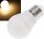 LED Tropfenlampe E27 "T25 SMD" warmwei&szlig; - 3000k, 270lm, 230V/3W, 45mm