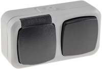 Feuchtraum Kombi-Schalter/Steckdose,IP44 - 250V~/ 10/16A,...