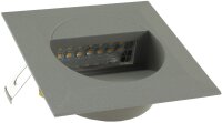 LED Wandeinbauleuchte "WEL Q14" - IP65, 14 LEDs, Aluminium, warmwei&szlig;