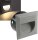 LED Wandeinbauleuchte "WEL Q14" - IP65, 14 LEDs, Aluminium, warmwei&szlig;