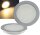 LED Einbauleuchte "EBL Slim WW" - IP67,1W, 50lm, Alu matt, warmwei&szlig;, &Oslash;55mm