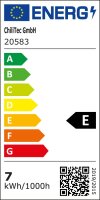 LED Unterbauleuchte "SMD pro" 60cm - 7W, 780lm, 3000k, Licht warmwei&szlig;