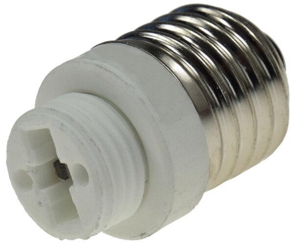 Lampensockel-Adapter, Keramik - E27 auf G9