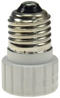 Lampensockel-Adapter, Keramik - E27 auf GU10