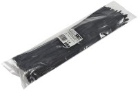 Kabelbinder 370mm x 4,8mm, schwarz - 100er Pack, hohe Zugkraft, UV fest