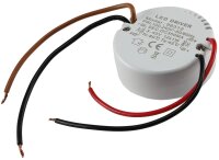 LED-Trafo KS-12R 12W, 3-45V= rund - Ein 220-240V, Aus...