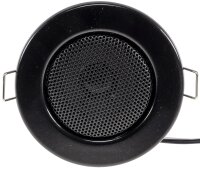 Decken-Einbaulautsprecher "CTE-8W" - Halogen-Look, 8cm &Oslash;, 6cm Einbau, schwarz