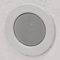 Decken-Einbaulautsprecher "CTE-8W" - Halogen-Look, 8cm &Oslash;, 6cm Einbau, wei&szlig;