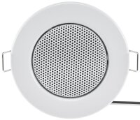 Decken-Einbaulautsprecher "CTE-8W" - Halogen-Look, 8cm &Oslash;, 6cm Einbau, wei&szlig;