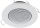 Decken-Einbaulautsprecher "CTE-8W" - Halogen-Look, 8cm &Oslash;, 6cm Einbau, wei&szlig;