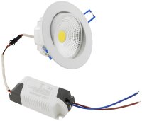 LED-Einbauleuchte "COB-7", 7W, 550lm - 3000K,...
