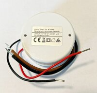 LED-Trafo "CT-12E-V2R", 0,5-12W rund - Ein 220-240V, Aus 12V= Konstantspannung