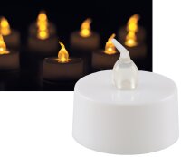 12er Set LED Teelicht / LED-Kerze - flackerndes Licht wie echte Kerzen