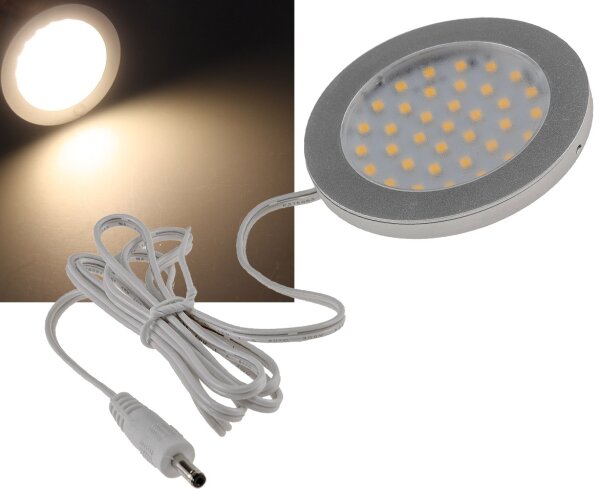 LED-Aufbauleuchte "ABL-R90" warmwei&szlig; - 3W, 12V= , 2900K, 337lm