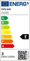 LED-Aufbauleuchte "ABL-R90" warmwei&szlig; - 3W, 12V= , 2900K, 337lm