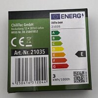 LED-Aufbauleuchte "ABL-R90" warmwei&szlig; - 3W, 12V= , 2900K, 337lm