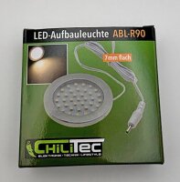 LED-Aufbauleuchte "ABL-R90" warmwei&szlig; - 3W, 12V= , 2900K, 337lm