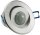 Decken-Einbau-Bewegungsmelder 360&deg; Alu - PIR Sensor, 6m, schwenkbar, silber