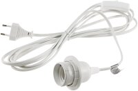 Netzkabel mit Schalter und E27 Fassung - 1,4m + 2m lang,...
