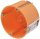 UP Hohlwanddose &Oslash; 68 x 47mm - inkl. Ger&auml;teschrauben, orange